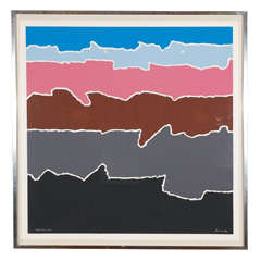 "Shorelines" Silkscreen By Arthur Secunda