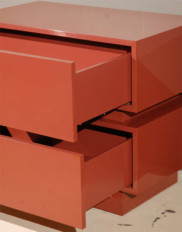 Pair Of StackedBox Night Stands at 1stdibs