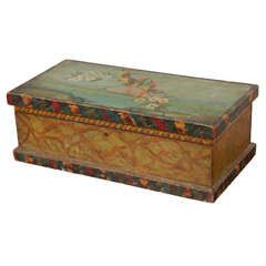 Hand Painted Small Trunk