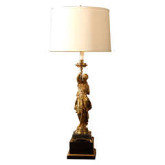Antique 19th century table lamp