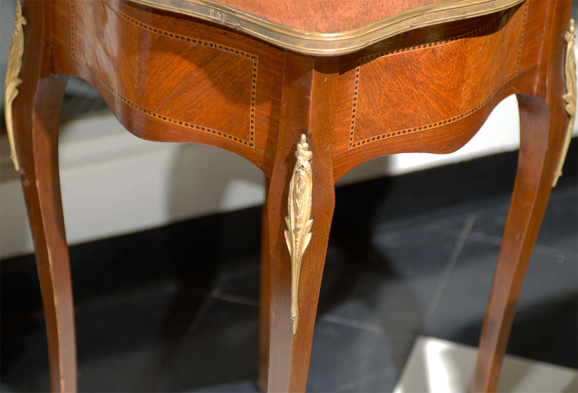 Louis XV/ Louis XVI Transitional Style Side Table 2