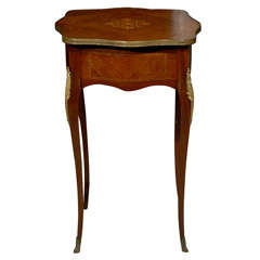 Louis XV/ Louis XVI Transitional Style Side Table