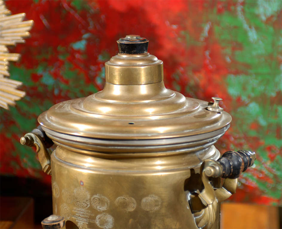 Russian Brass Samovar at 1stDibs brass russian samovar, russian samovar for sale, antique
