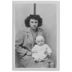 Original Mike Disfarmer Vintage Gelatin Silver Print, Mother with Child
