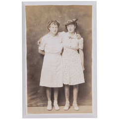 Original Mike Disfarmer Vintage Gelatin Silver Print, Two Women