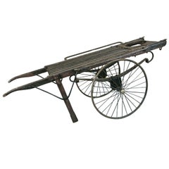 Chariot de poissonnier antique