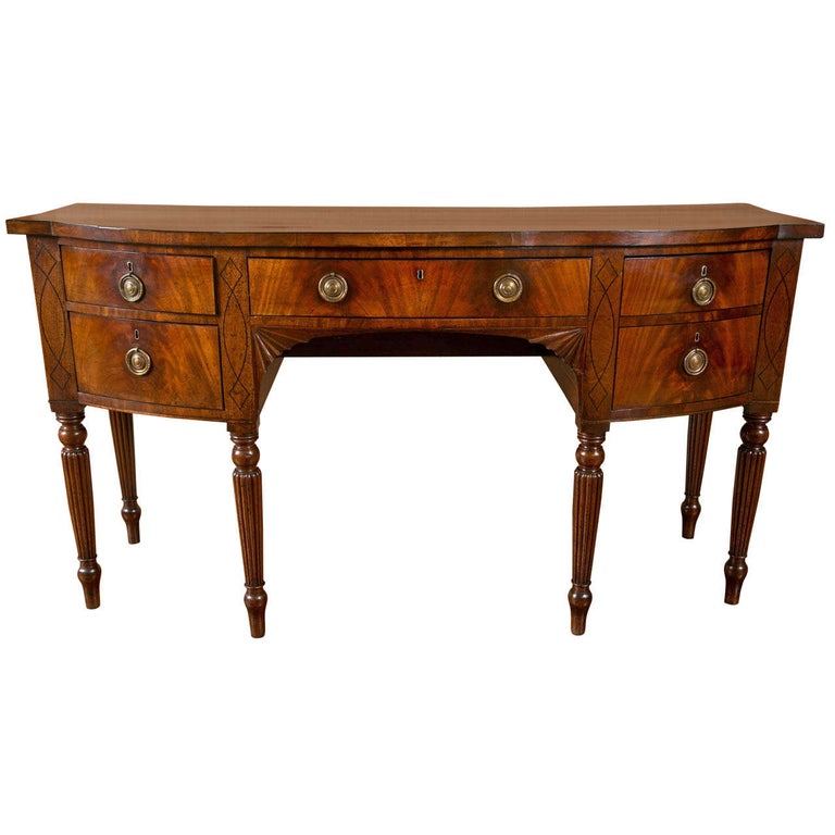 Scottish Mahogany Sideboard For Sale at 1stDibs