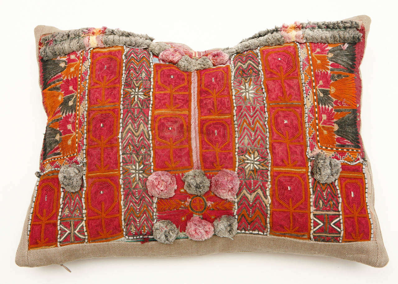 Embroidered Pashtun Afghani Pillows. 1
