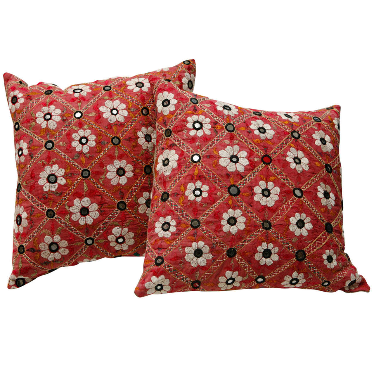 Shisha Indian Embroidered Pillow