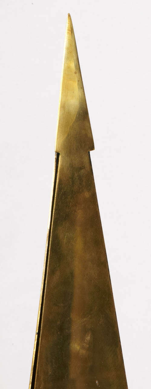 Paar Obelisken-Lampen von Gabriela Crespi im Zustand „Gut“ in Bois-Colombes, FR