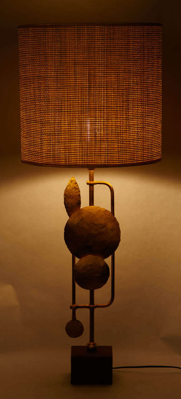 Pair Of Brutalist Table Lamps 2