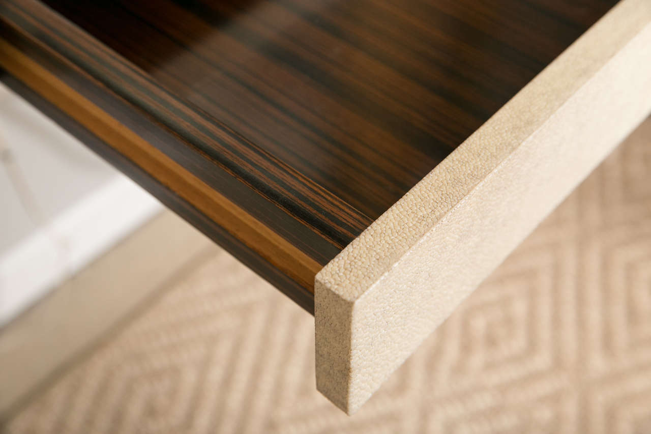 Modern Shagreen Console Table 3