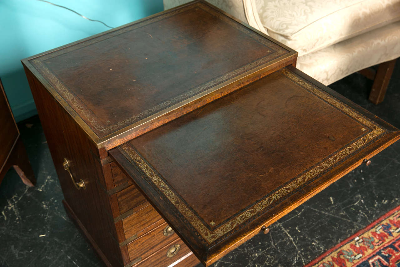 20th Century Pair of Military Style Side Chests