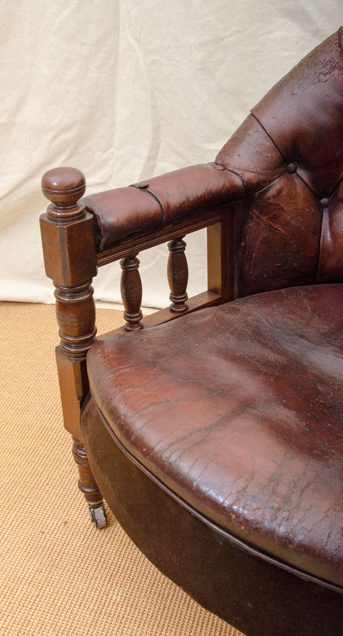 victorian barrel chair