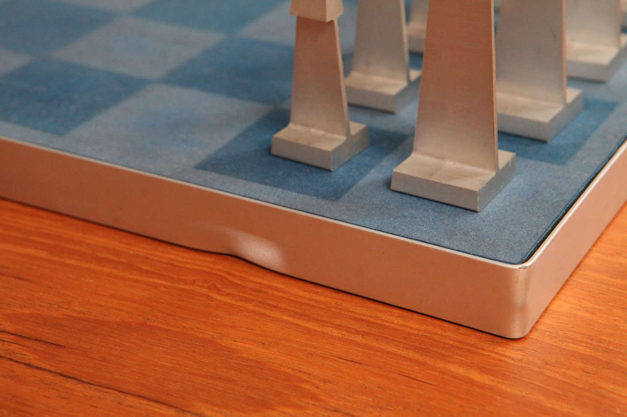 Austin Enterprises Aluminum Chess Set and Board 2