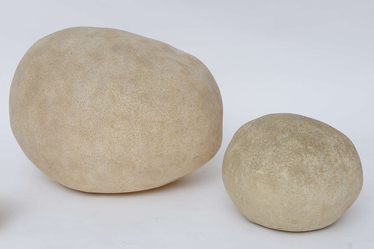 French Collection of 16 Rock Lamps by Andre Cazenave for Atelier A