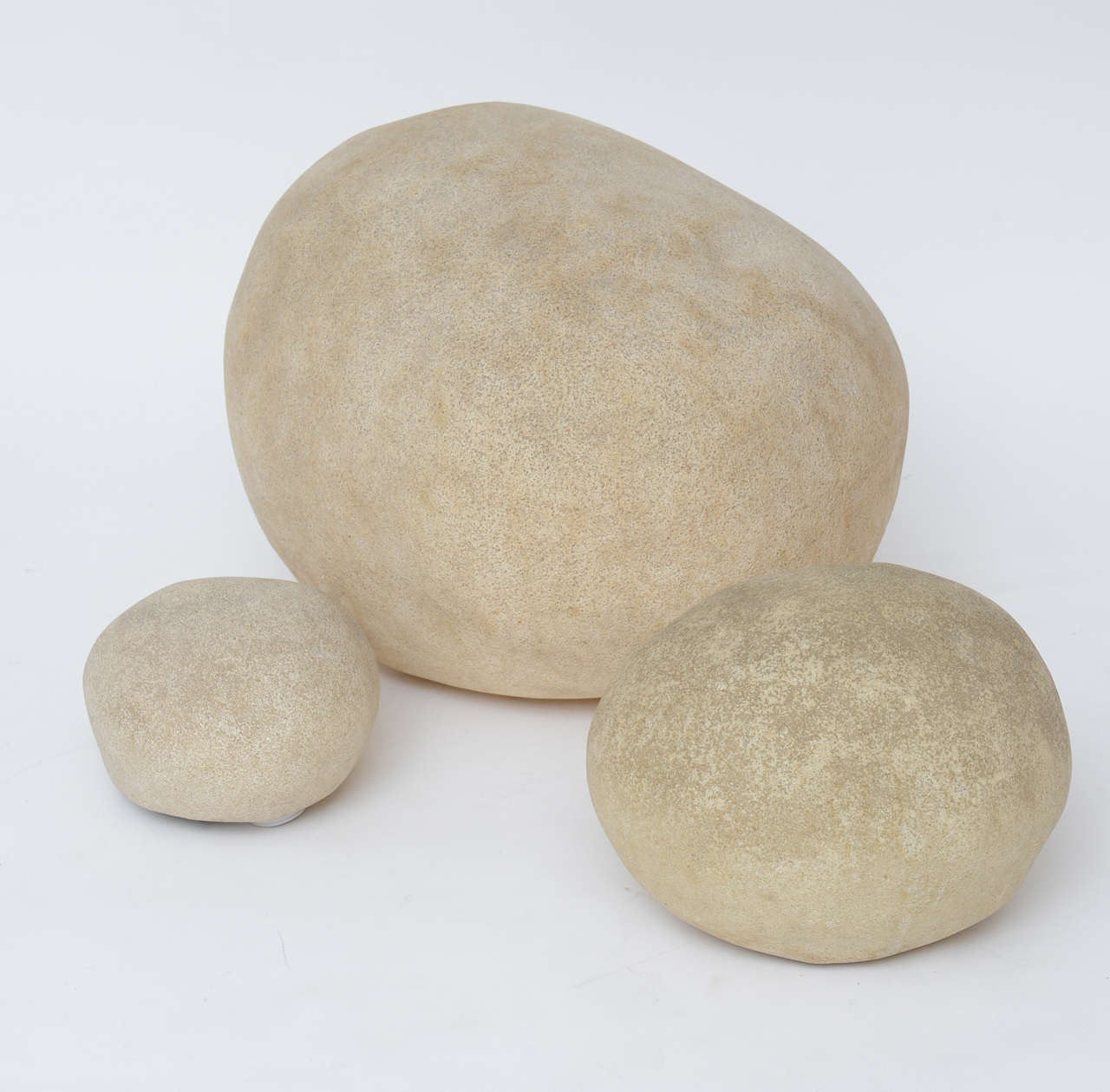 Collection of 16 Rock Lamps by Andre Cazenave for Atelier A 2