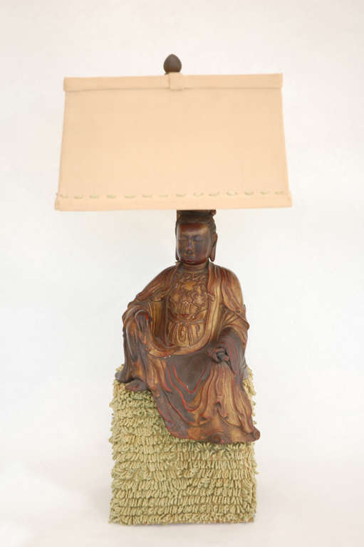 Seated Buddha Table Lamp by William Haines