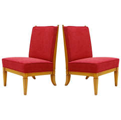 Vintage Pair of Slipper Chairs