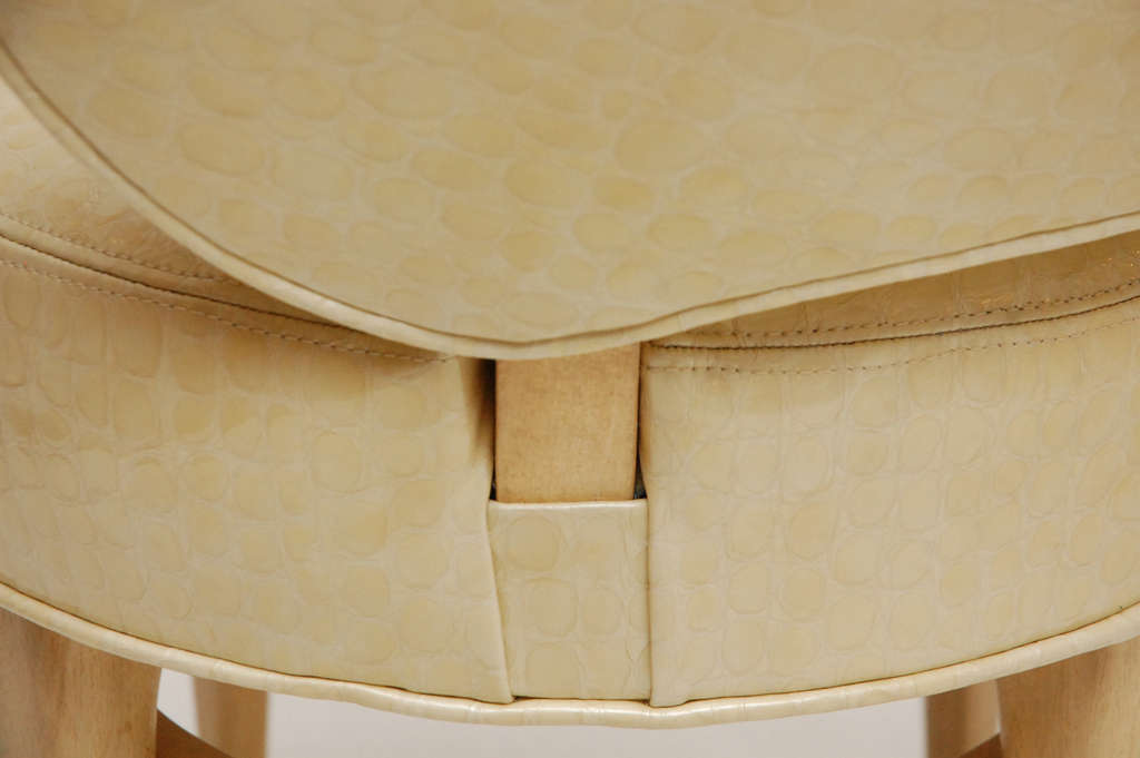 Swiveling Vanity Stool by Paul Frankl 1