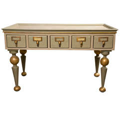 American Schoolhouse - Library Index File Drawer Cocktail Table