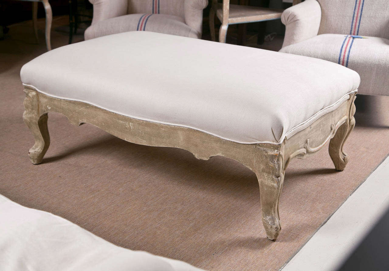 Large Louis XV Style Ottoman 3