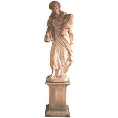 20th Century Terracotta Statue