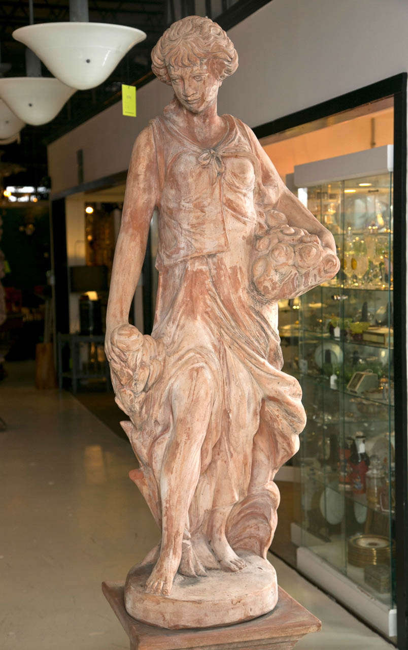 20th Century Terracotta Statue at 1stDibs