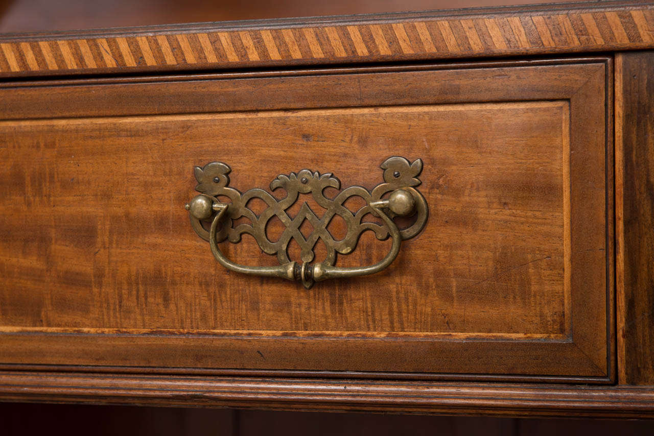 British George Jack for Morris and co inlaid mahogany sideboard, England circa 1887 For Sale