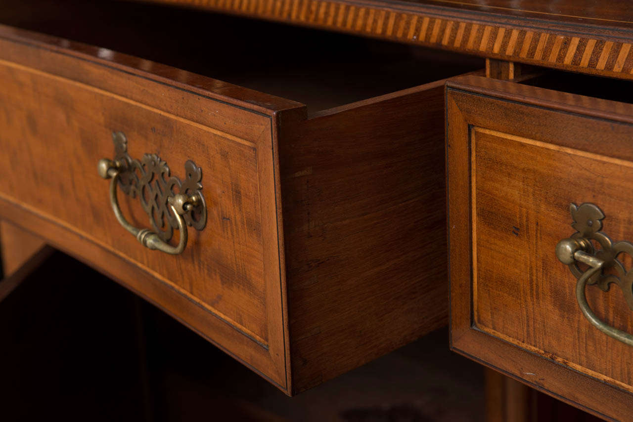 19th Century George Jack for Morris and co inlaid mahogany sideboard, England circa 1887 For Sale