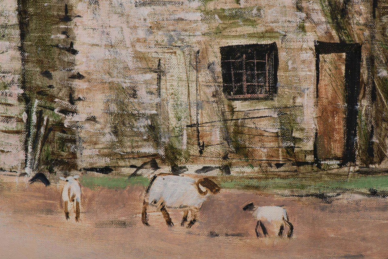 Peter Brook painting oil on canvas 