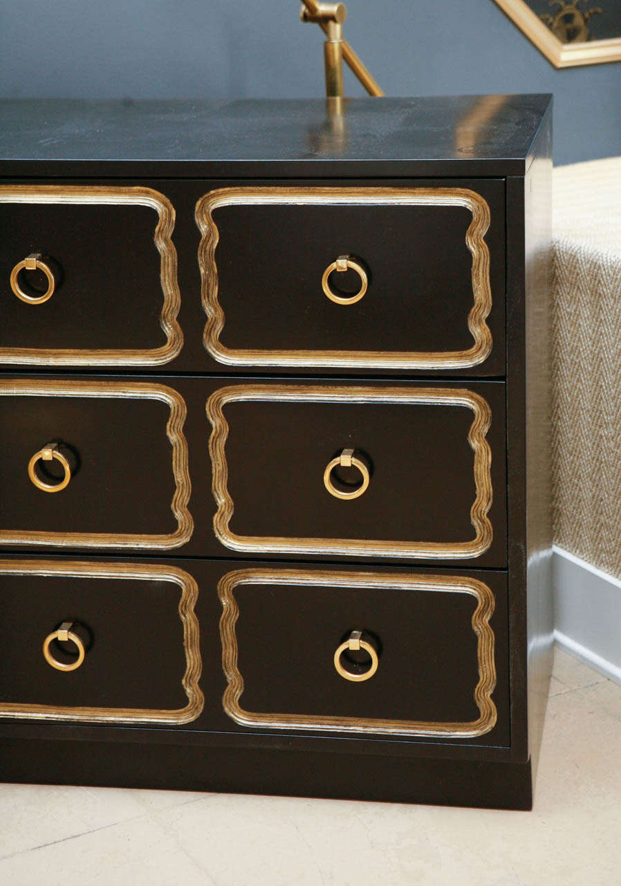 Hollywood Regency Dorothy Draper Style Chest In Excellent Condition In South Pasadena, CA