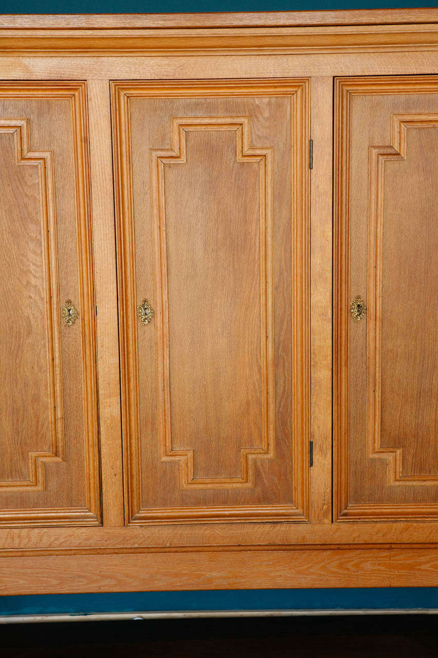 Large French Oak Cabinet In Excellent Condition In Los Angeles, CA