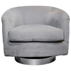 Milo Baughman Swivel Chairs