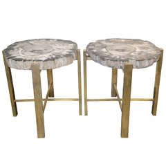 Fossil Wood Tables