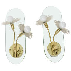 Pair of Whimsical Italian Sconces in the Manner of Pietro Chiesa 9