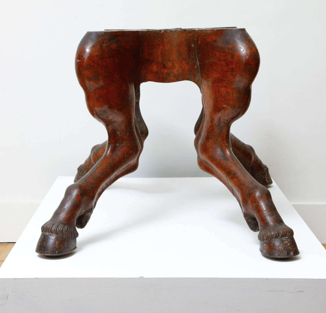 French Saddle Support Made of Four Horse Legs For Sale