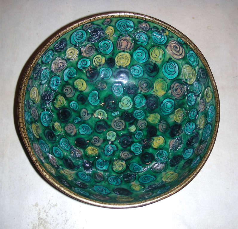 French Impressive 1910s Bowl by André Metthey