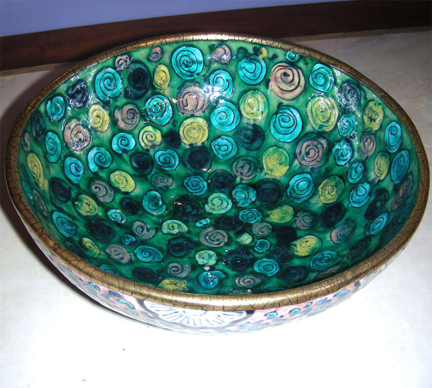 Impressive 1910s Bowl by André Metthey In Good Condition In Paris, FR