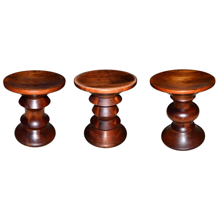 Set of Three Time Life Stools For Sale