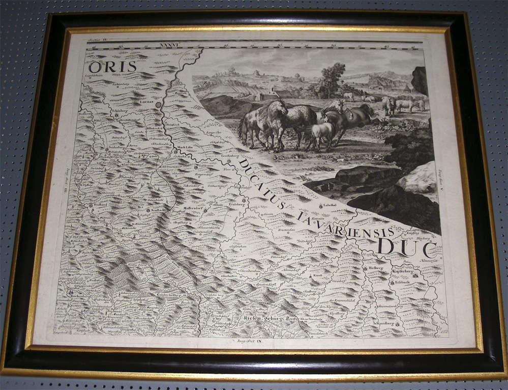 Wood Seven End of 17th Century German Prints For Sale