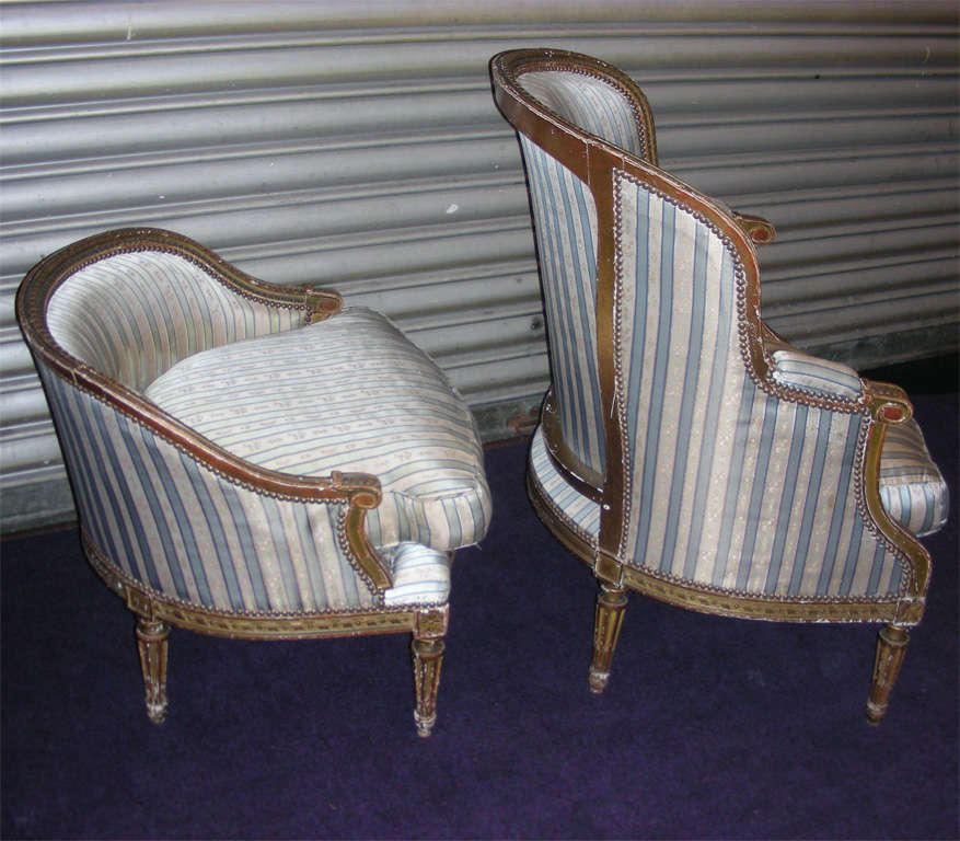 Wood 1920s Louis XVI Style Duchesse Brisée in Three Parts For Sale