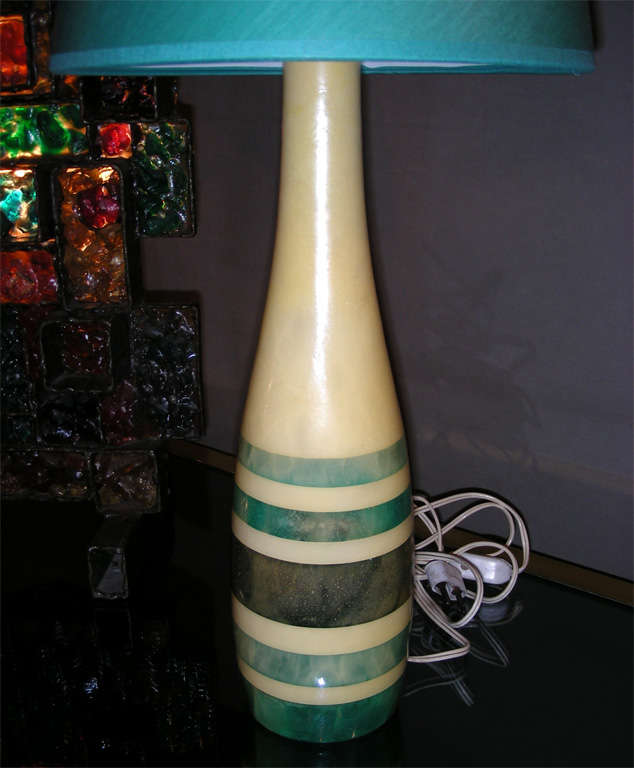 Late 20th Century Two Handsome 1970s Italian Alabaster Lamps