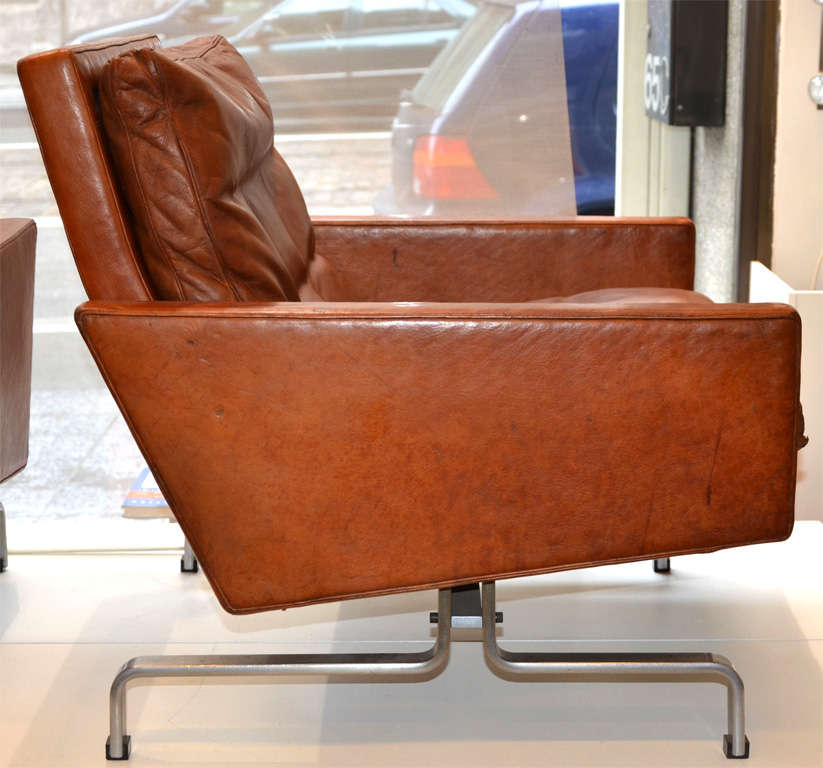 Rare pair of PK31 model by Poul Kjaerholm for Kold Christiansen 3