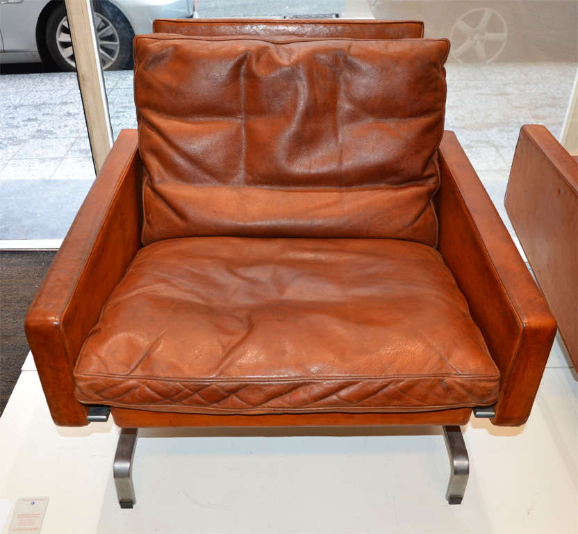 Rare pair of PK31 model by Poul Kjaerholm for Kold Christiansen 5