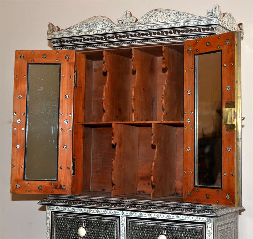 Anglo-Indian Ivory and Sadeli Micro-Mosaic Cabinet 3