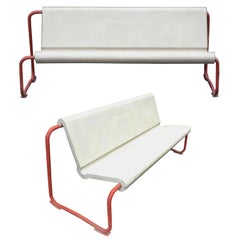 Two Rare 1950s Swiss Benches by Willy Gühl