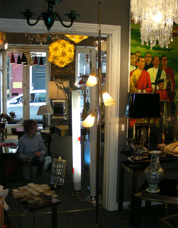 1950s Floor-to-Ceiling Lamp