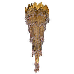 Huge 1970
 Chandelier by Lumica