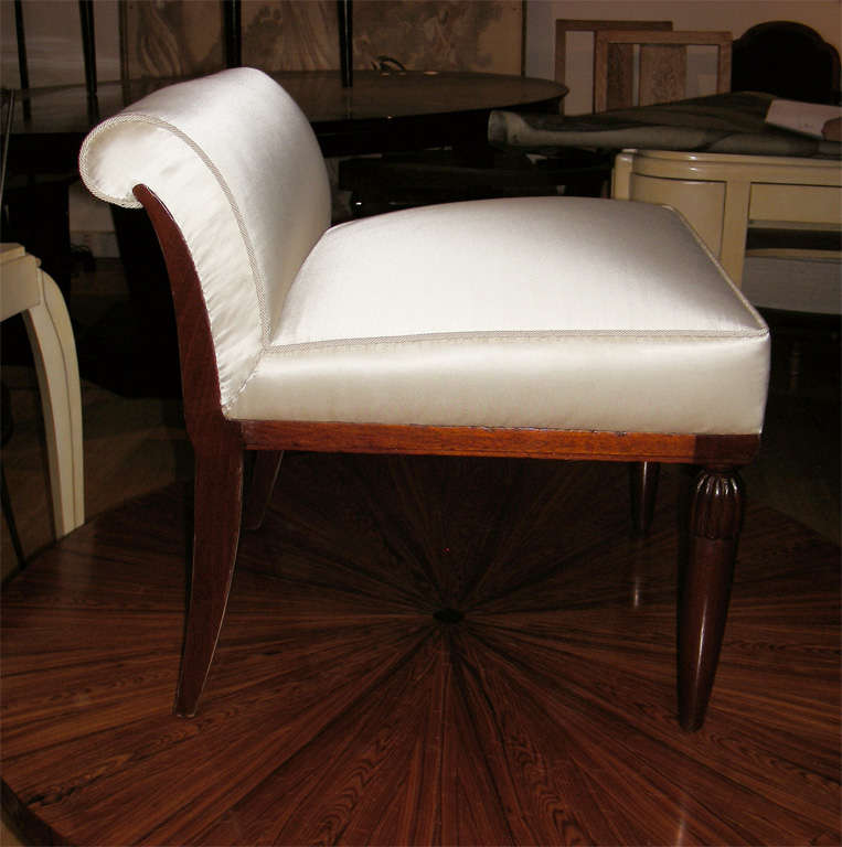 Mid-20th Century Lady Vanity Chair by Paul Follot For Sale
